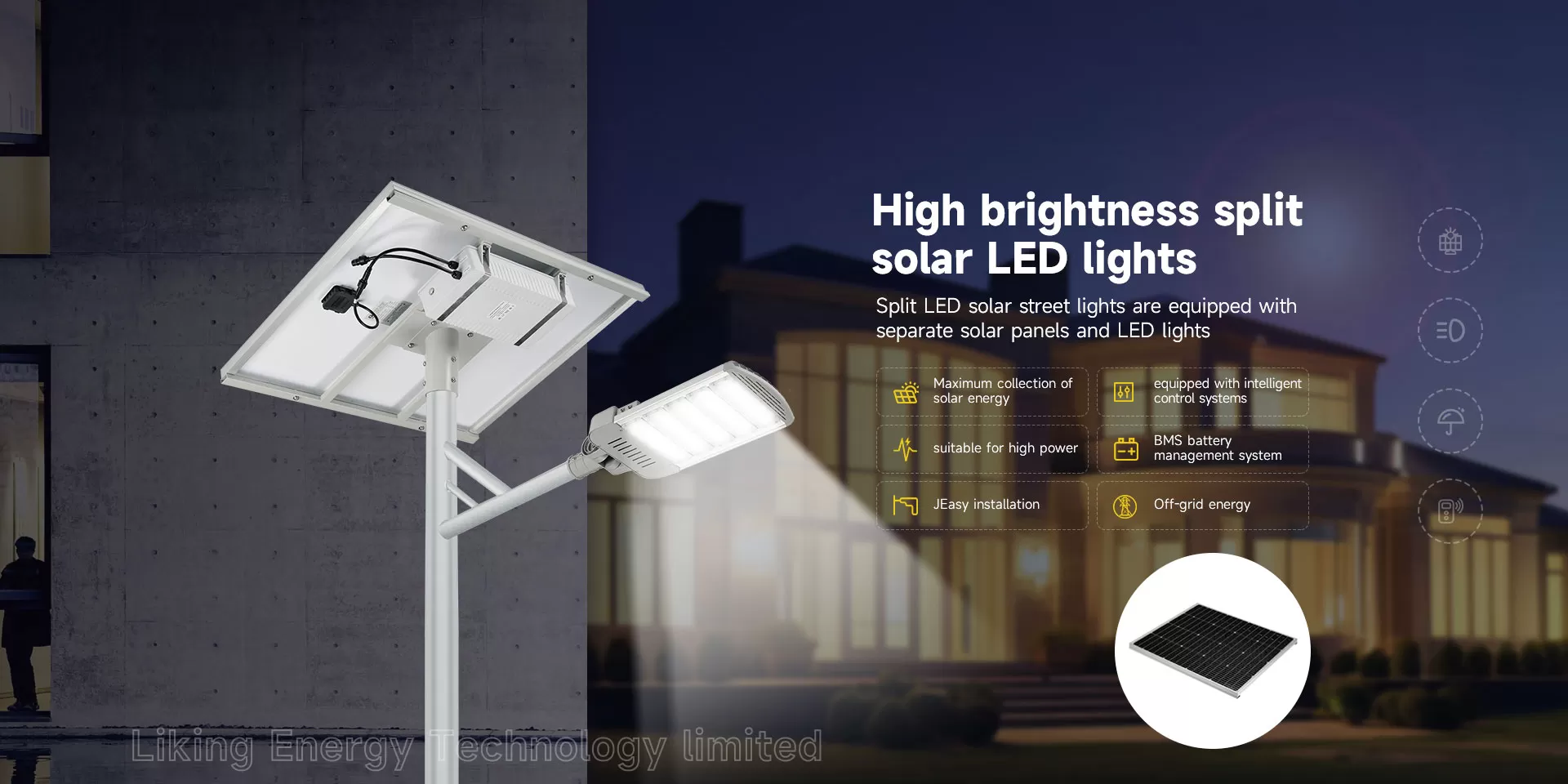 Fornecedor de luz de rua solar