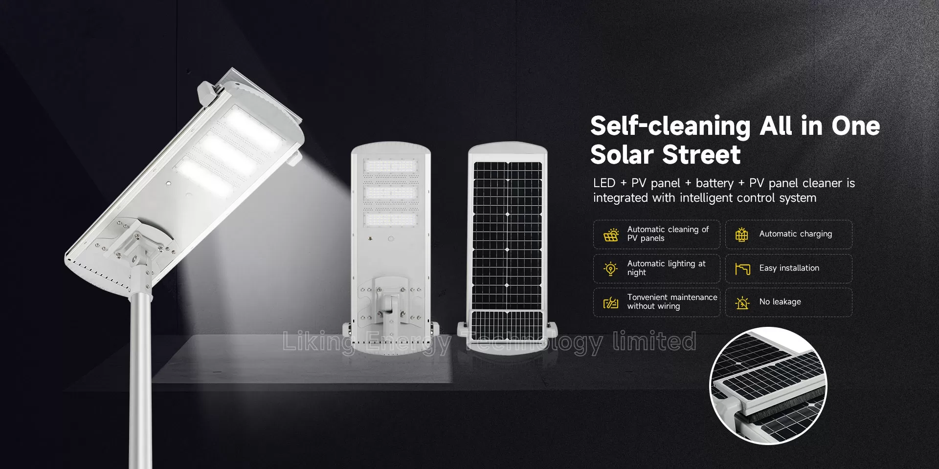 Fabricante de luz de rua de energia solar