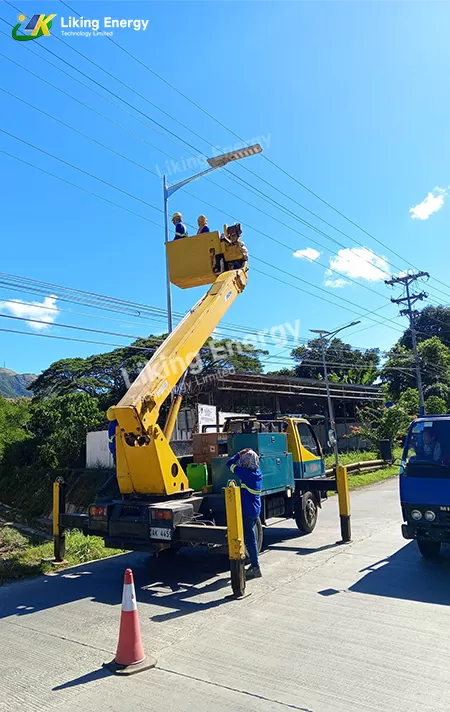 Vantagens de Liking H Luz de Rua Solar de Alta Qualidade Luz de Rua Solar Integrada
