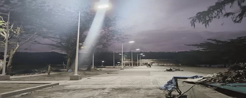 Installation of H100w and 8m with 1.5m Design 4 on Provincial Road