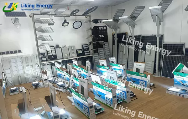 266 conjuntos BC Light-200W de jardim de LED solar de alta potência